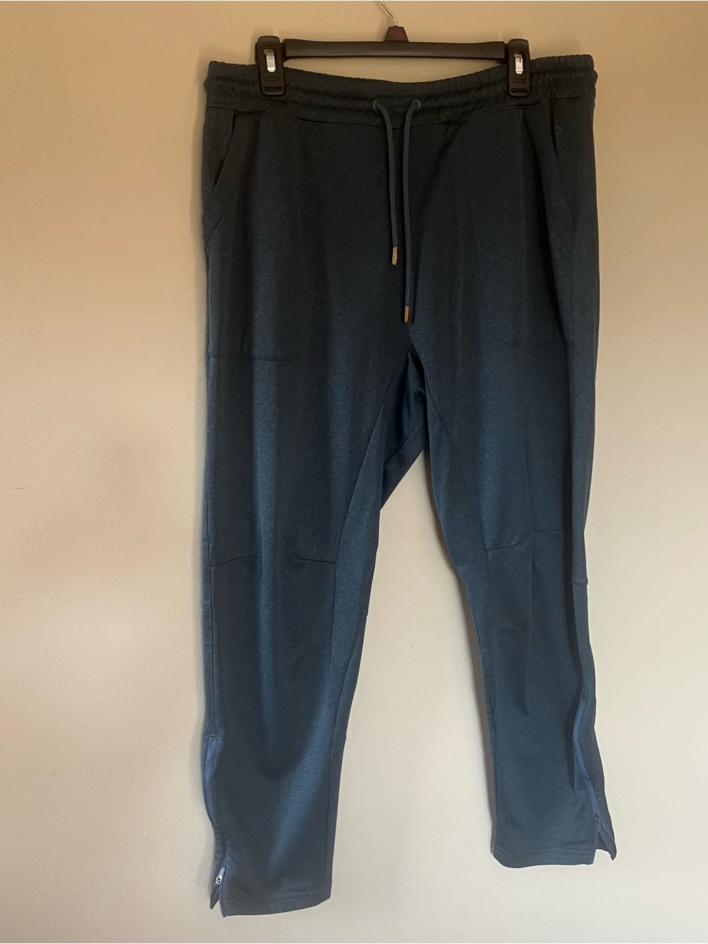 H&M Men's Black Athletic Track Pants Joggers Size Large